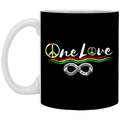 One Love TiDi  11 oz. White Mug