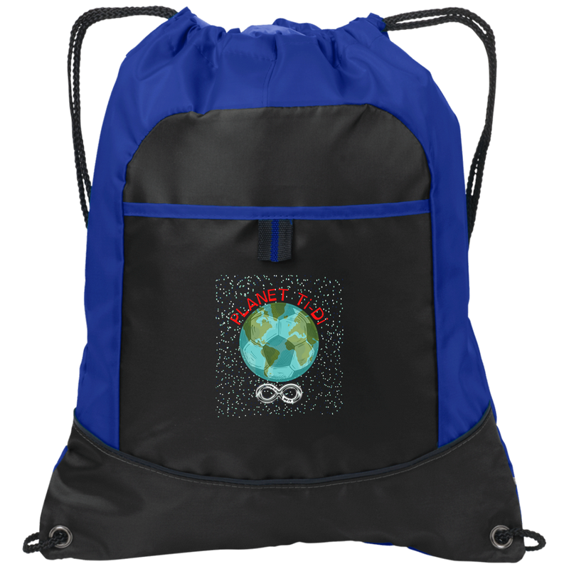 Planet TiDi Custom Embroidery Pocket Cinch & Back Pack