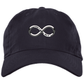 BRUSHED TWILL UNSTRUCTURED DAD CAP - TiDi Infinity Logo