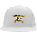 FLAT BILL TWILL FLEXFIT CAP - MARGATE  Logo