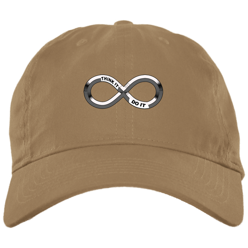 BRUSHED TWILL UNSTRUCTURED DAD CAP - TiDi Infinity Logo