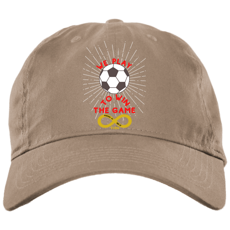 BRUSHED TWILL UNSTRUCTURED DAD CAP - TiDi PLAY TO WIN THE GAME