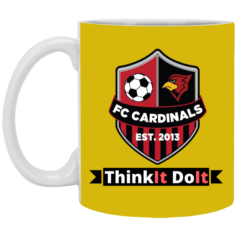 FC Cardinals - Think It DoIt 11 oz. White Mug
