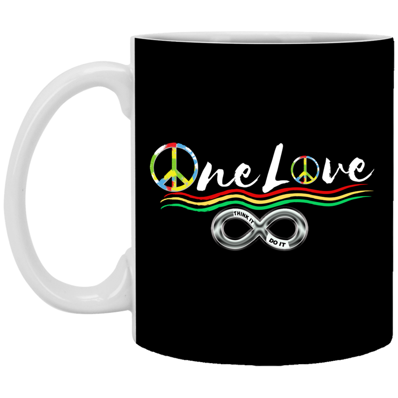 One Love TiDi  11 oz. White Mug