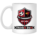 FC Cardinals - Think It DoIt 11 oz. White Mug