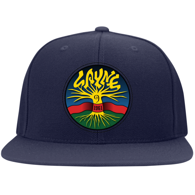 Layne Tadesse Flat Bill High-Profile Snapback Hat