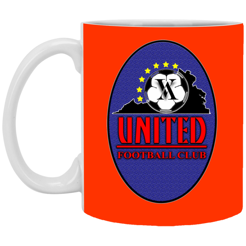 VA United 11 oz. White Mug
