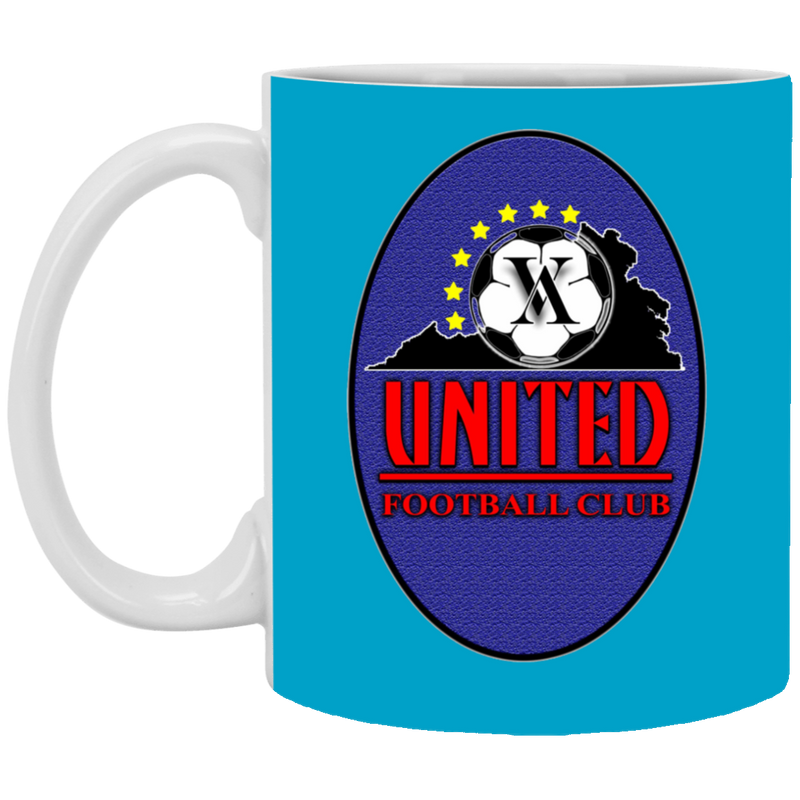 VA United 11 oz. White Mug