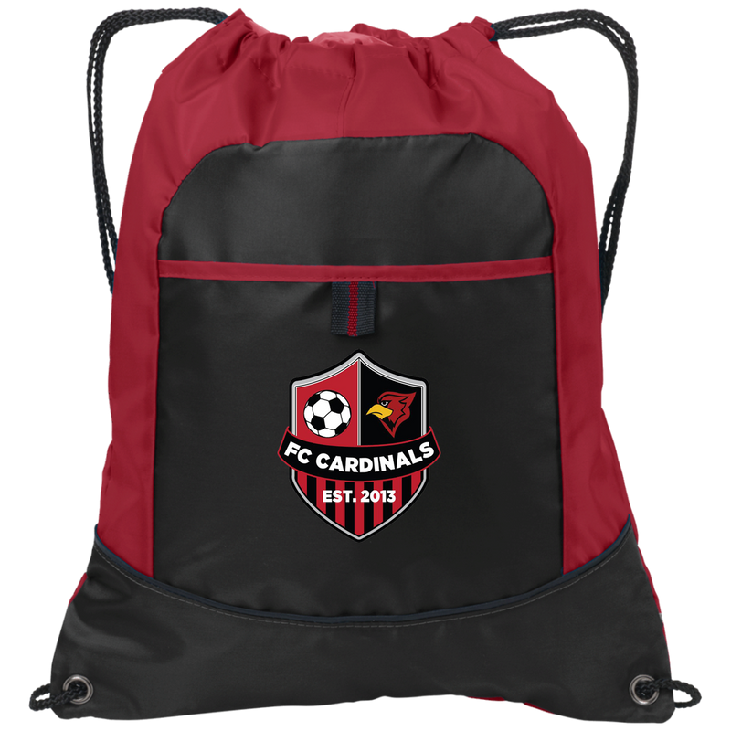 FC Cardinals Custom Embroidry Pocket Cinch & Back Pack