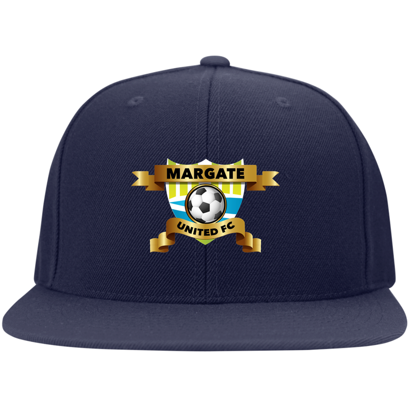 Margate Logo Flat Bill High-Profile Snapback Hat