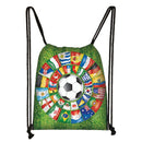 Cool Football / Soccer Print Drawstring Bag